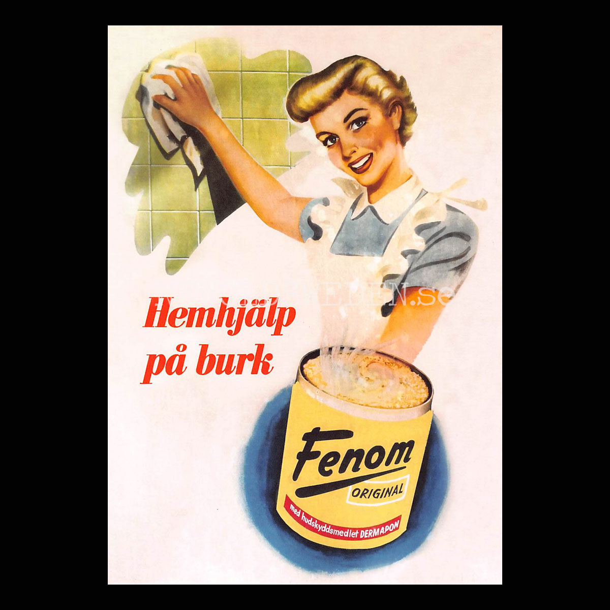 FENOM - Hemhjälp på burk - Vykort A5