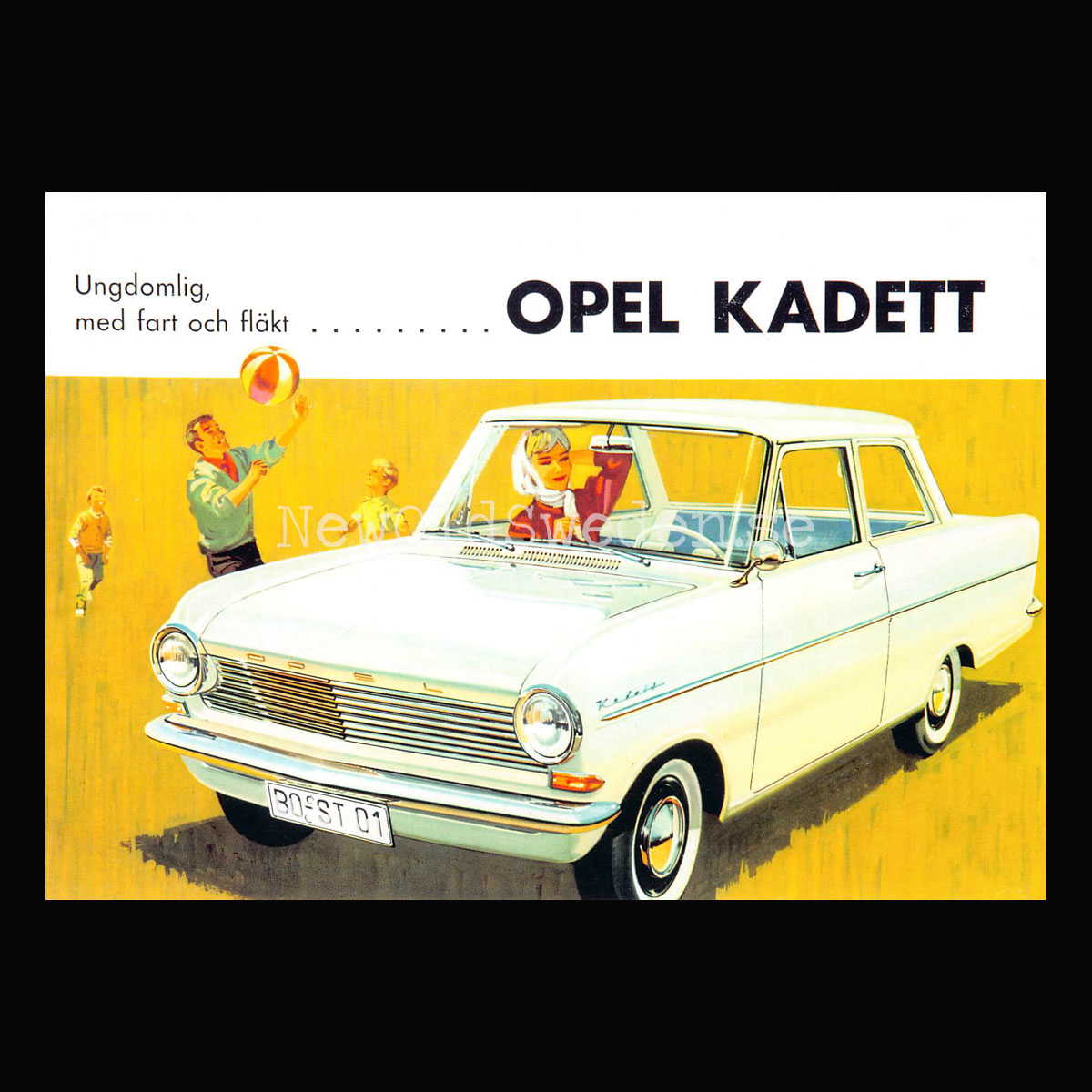 OPEL KADETT - Vykort A5