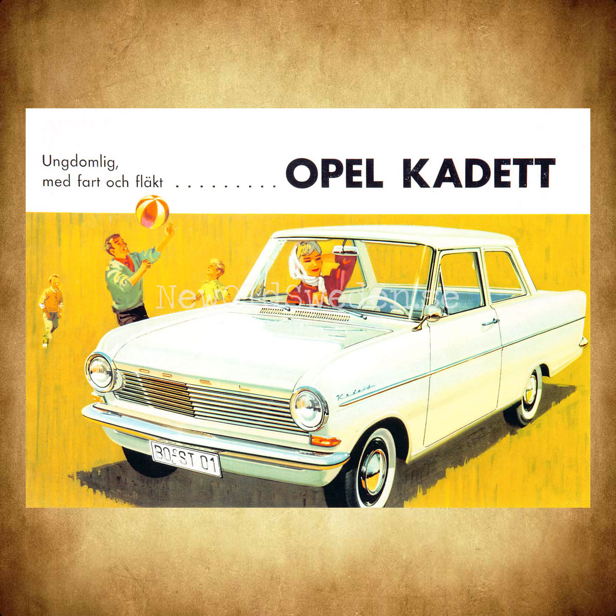 OPEL KADETT - Vykort A5 - 2