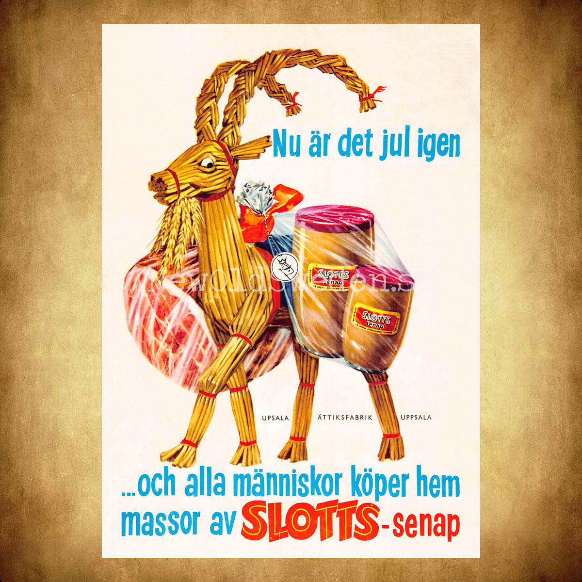 SLOTTS Senap Upsala - Vykort A5 - 2