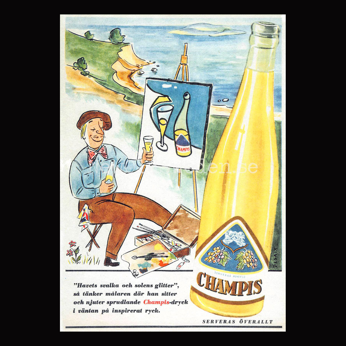 CHAMPIS - Vykort A5