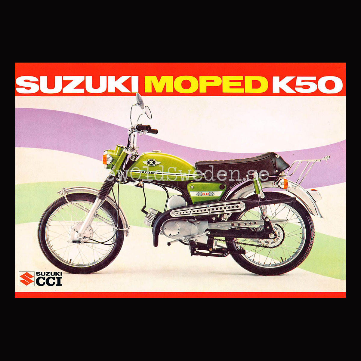 SUZUKI K50 - Vykort A5