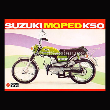 SUZUKI K50 - Vykort A5