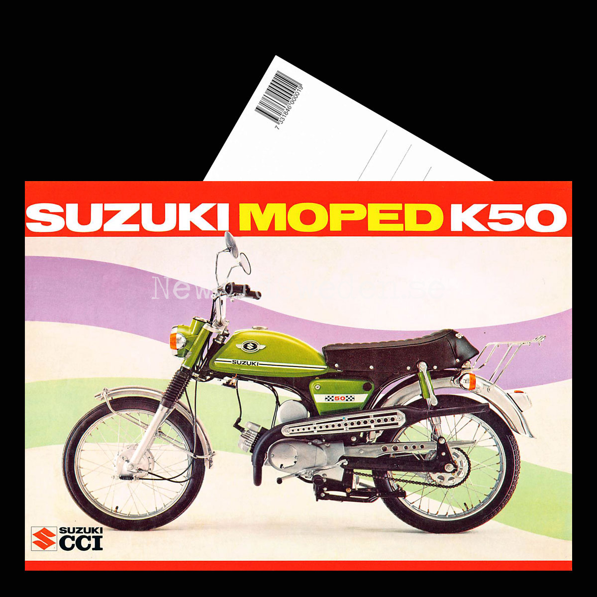 SUZUKI K50 - Vykort A5 - 3