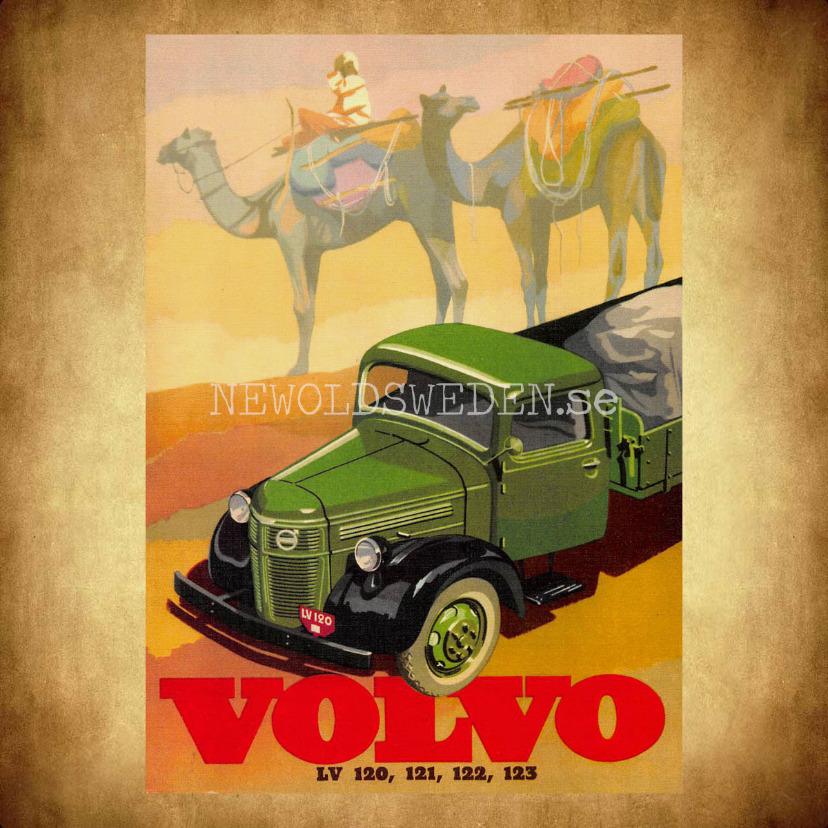 Volvo LV 120 - LV 121 - LV 122 - LV 123 - Vykort A5 - 2