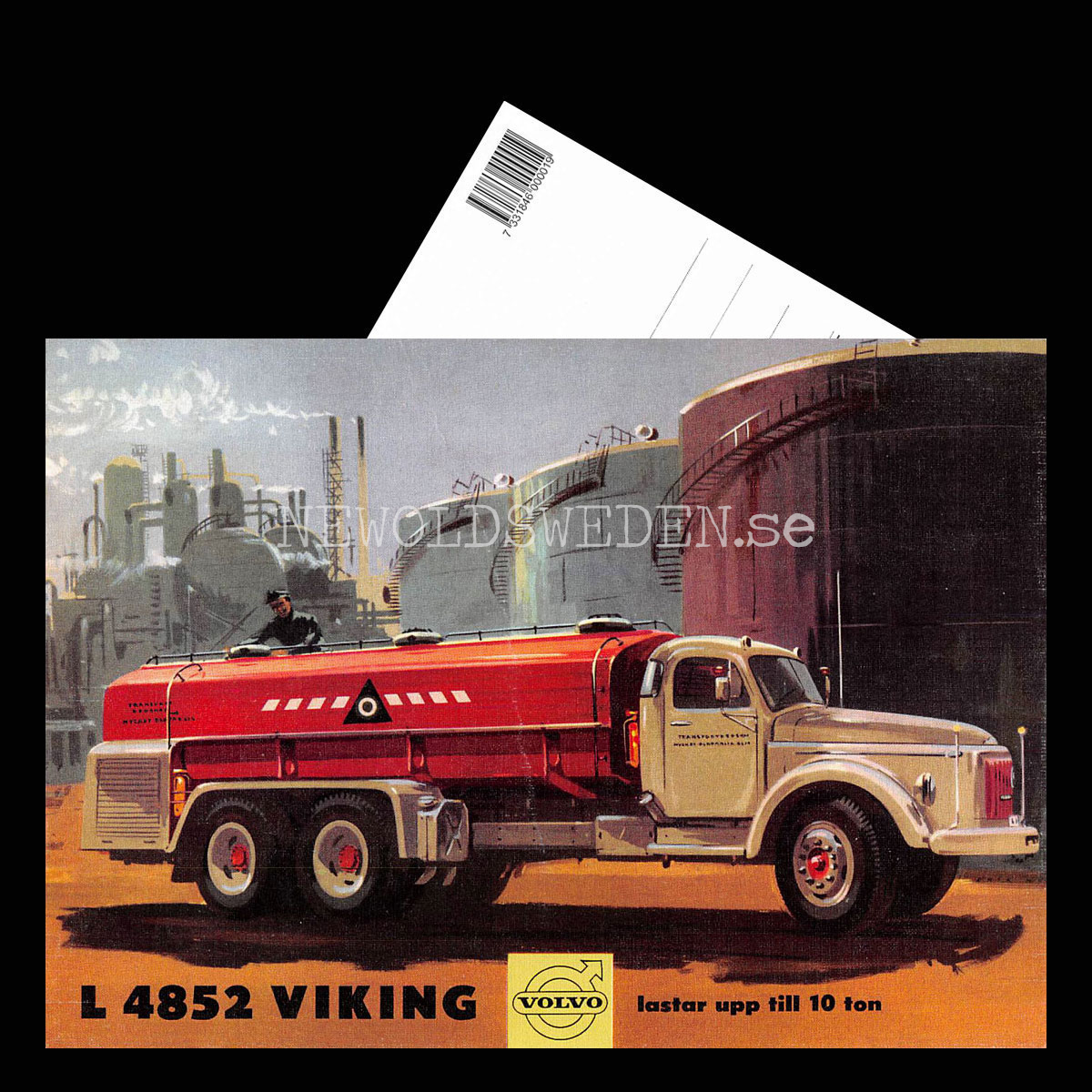 Volvo L 4852 VIKING - Vykort A5 - 3