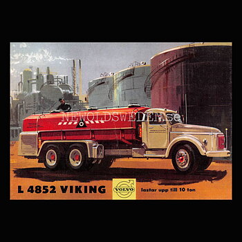 Volvo L 4852 VIKING - Vykort A5