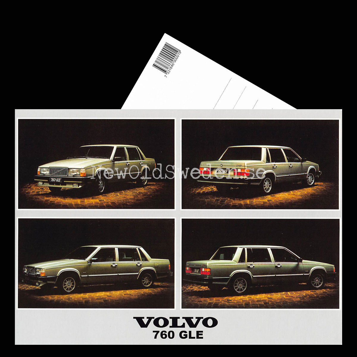 Volvo 760 GLE - Vykort A5 - 3