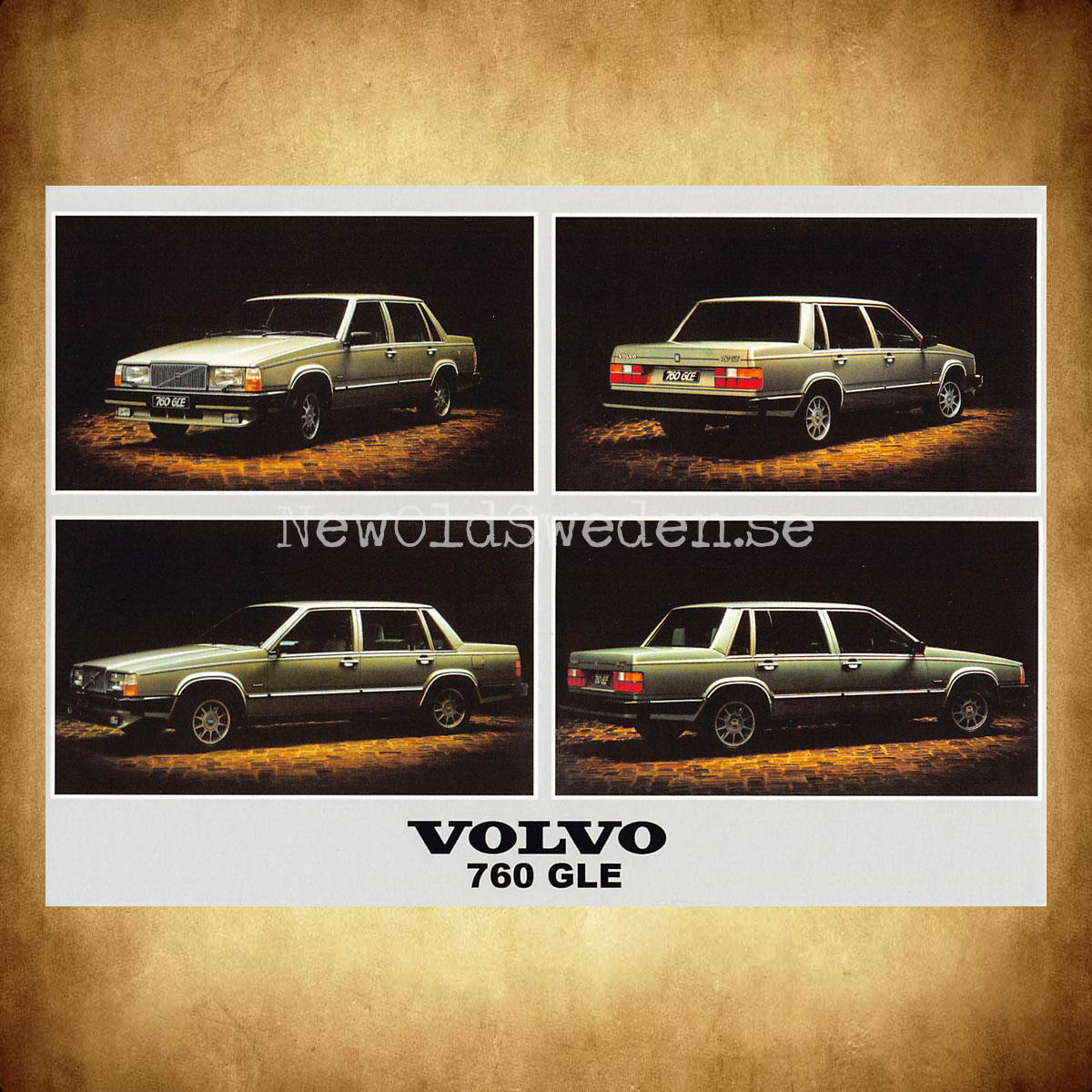 Volvo 760 GLE - Vykort A5 - 2