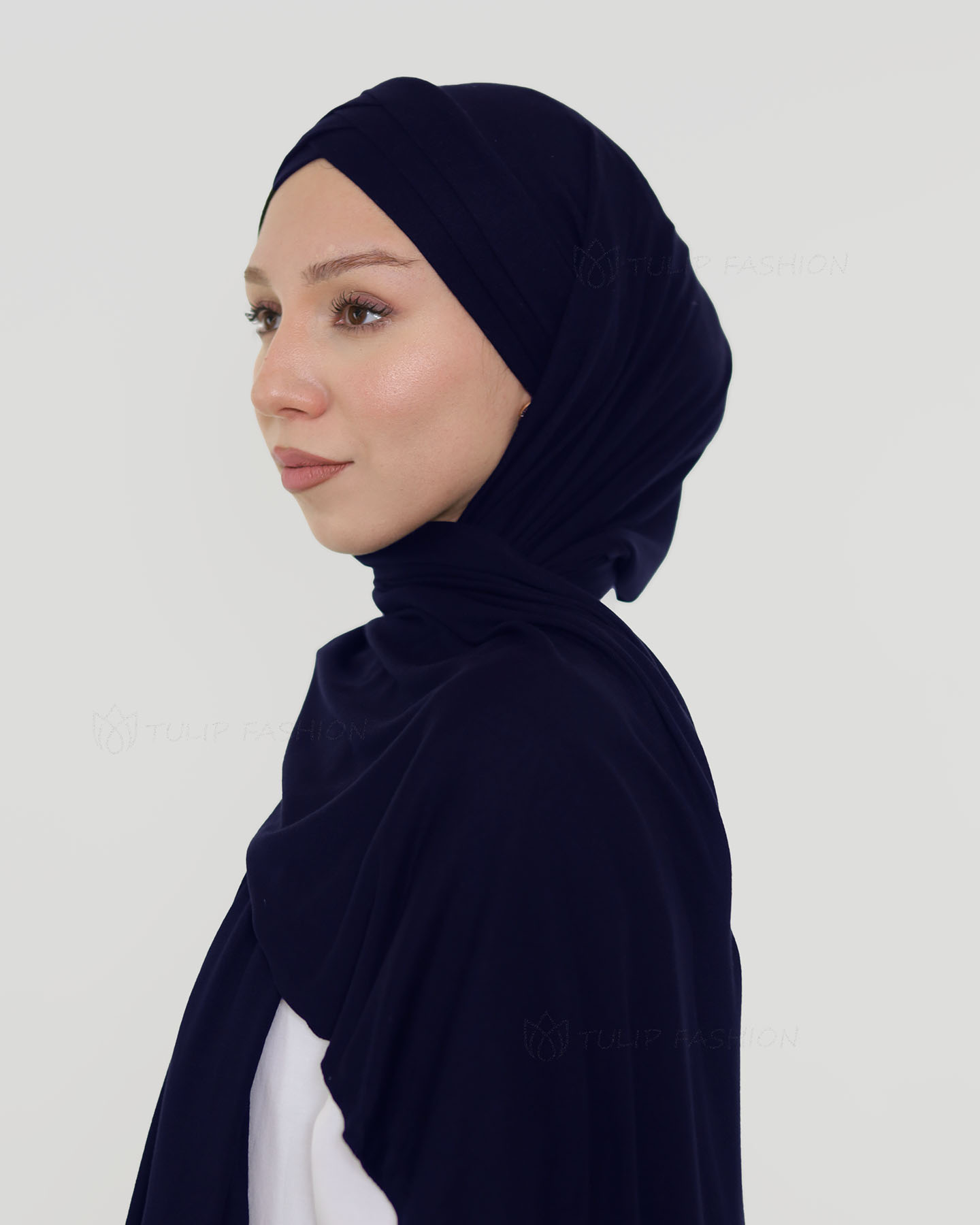 Hijab - Instant Jersey Cross - Midnight Blue - 2