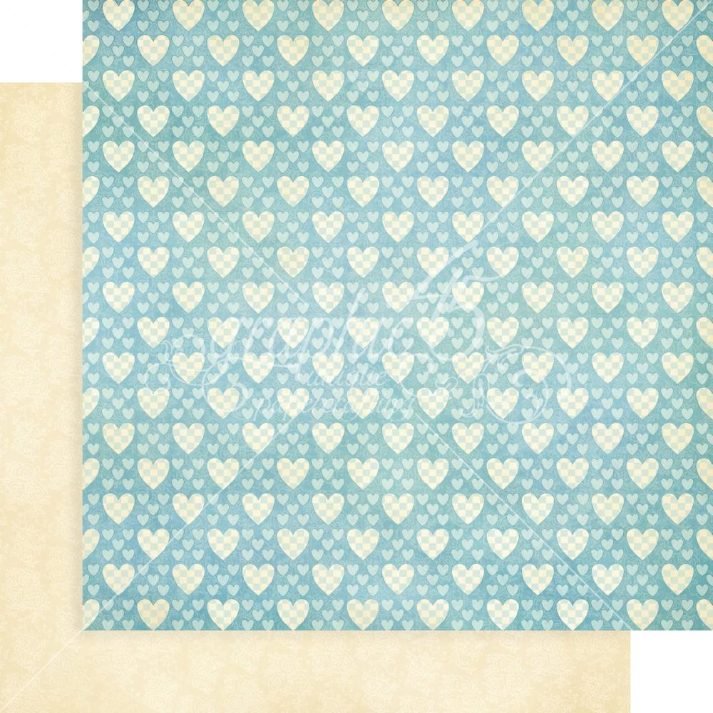 Graphic45 - Alice`s Tea Party -  baspapper Patterns & Solids 12" x 12" - 3
