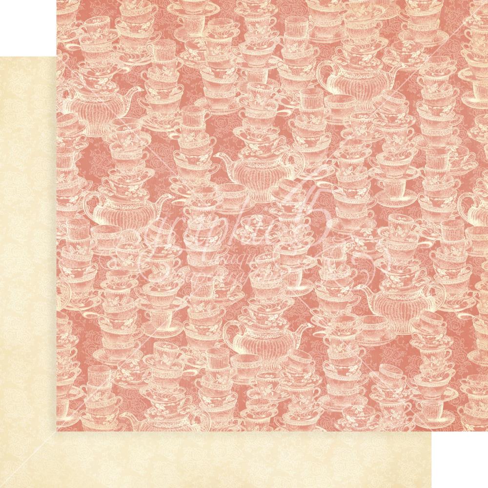 Graphic45 - Alice`s Tea Party -  baspapper Patterns & Solids 12" x 12" - 7
