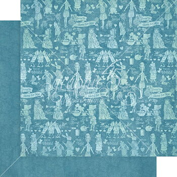 Graphic45 - Alice`s Tea Party -  baspapper Patterns & Solids 12" x 12"