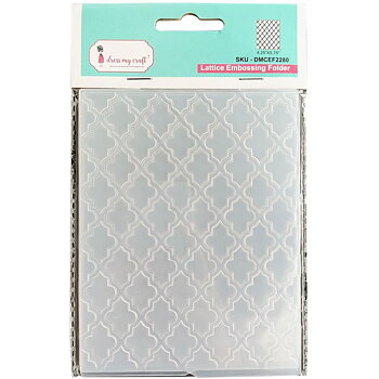 Dress My Craft- Embossing Folder - Lattice