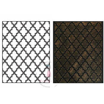 Dress My Craft- Embossing Folder - Lattice