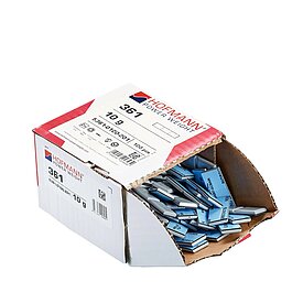 Hofmann klistervikter tunn, 10g x 100st Silver - 3