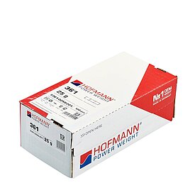 Hofmann klistervikter tunn, 25g x 100st Silver - 2