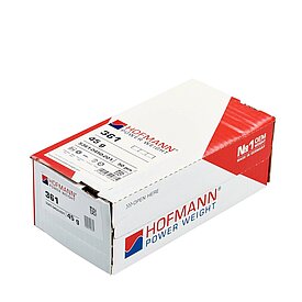 Hofmann klistervikter tunn, 45g x 50st Silver - 2