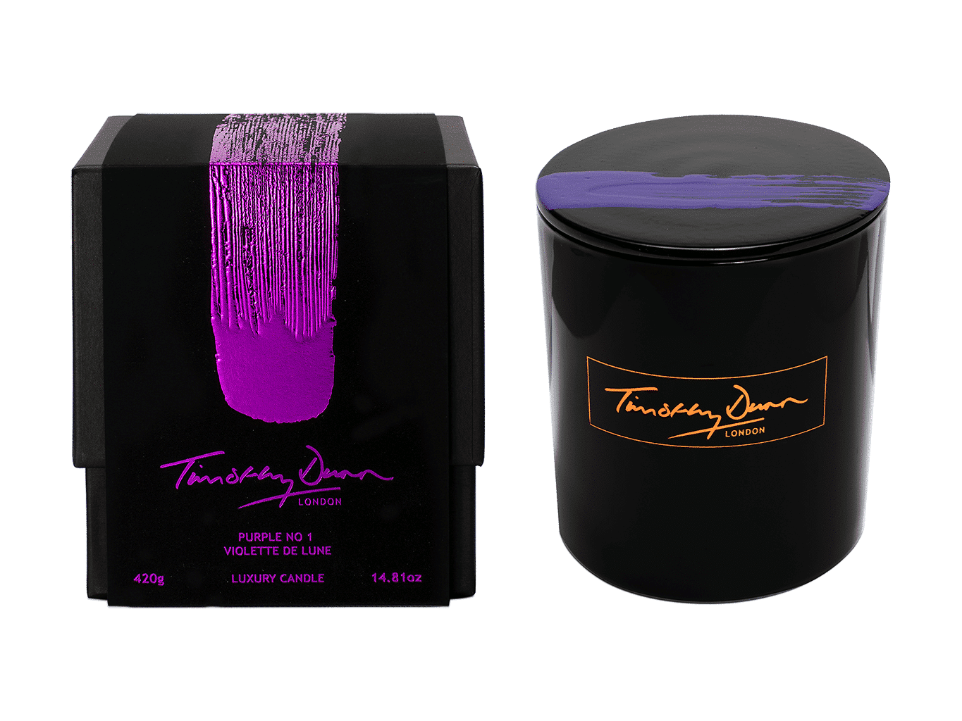 Timothy Dunn Purple No 1 scented candle