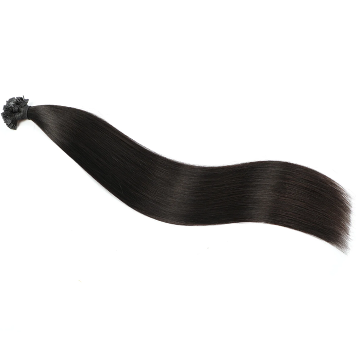 Russian Luxe Line - Keratin - 50 cm - Färg 1B (Darkest Brown) - 2
