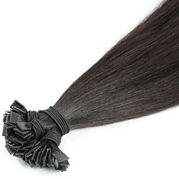 Russian Luxe Line - Keratin - 50 cm - Färg 1B (Darkest Brown)