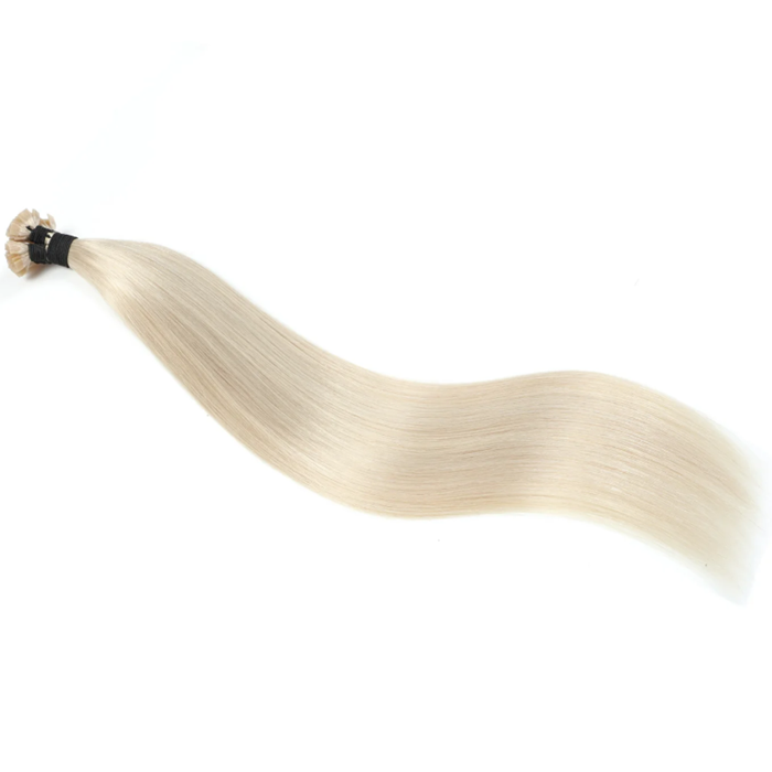 Russian Luxe Line - Keratin - 50 cm - Färg M60ICE (Pure Blonde/Platinum Ashy Blonde FineMix) - 2