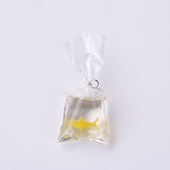 Charm -  Goldfish bag fishtank Yellow