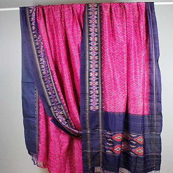 Cerise Ikat SidenSari 
