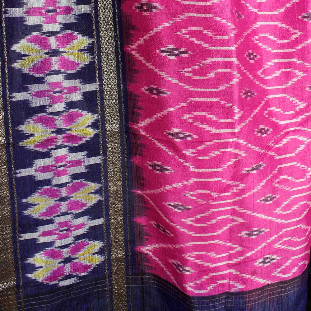 Cerise Ikat SidenSari  - 3