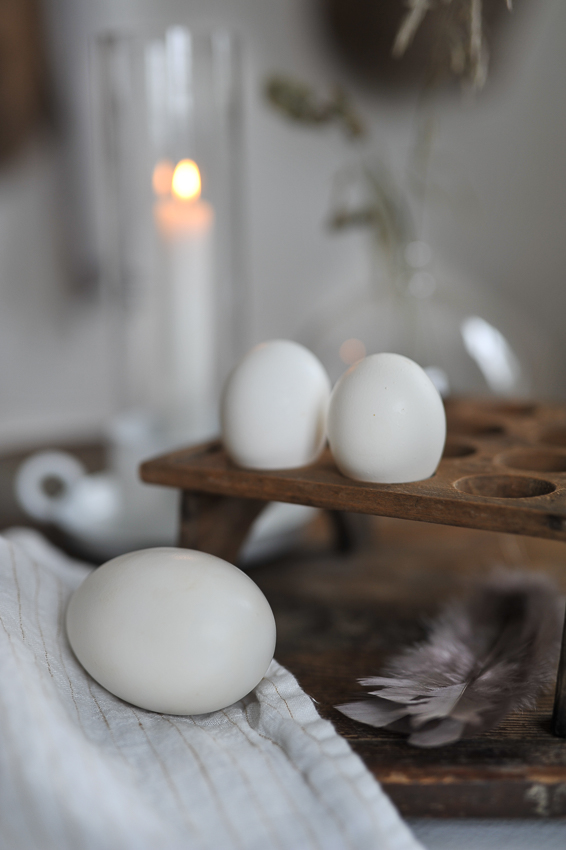 Gåsägg - Påskägg - Vit  - 2