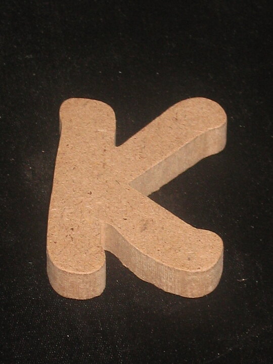 Träbokstav K