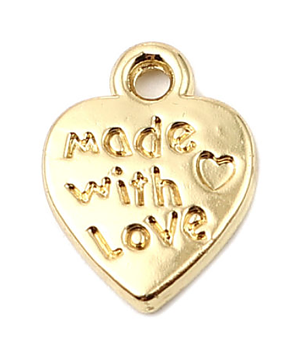 Charm, Made with love, Gold