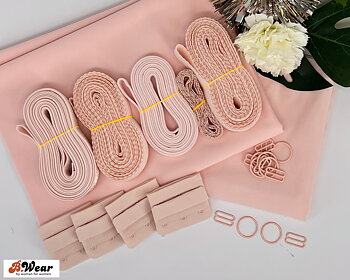 Starter kit Pink - Bra making without pattern