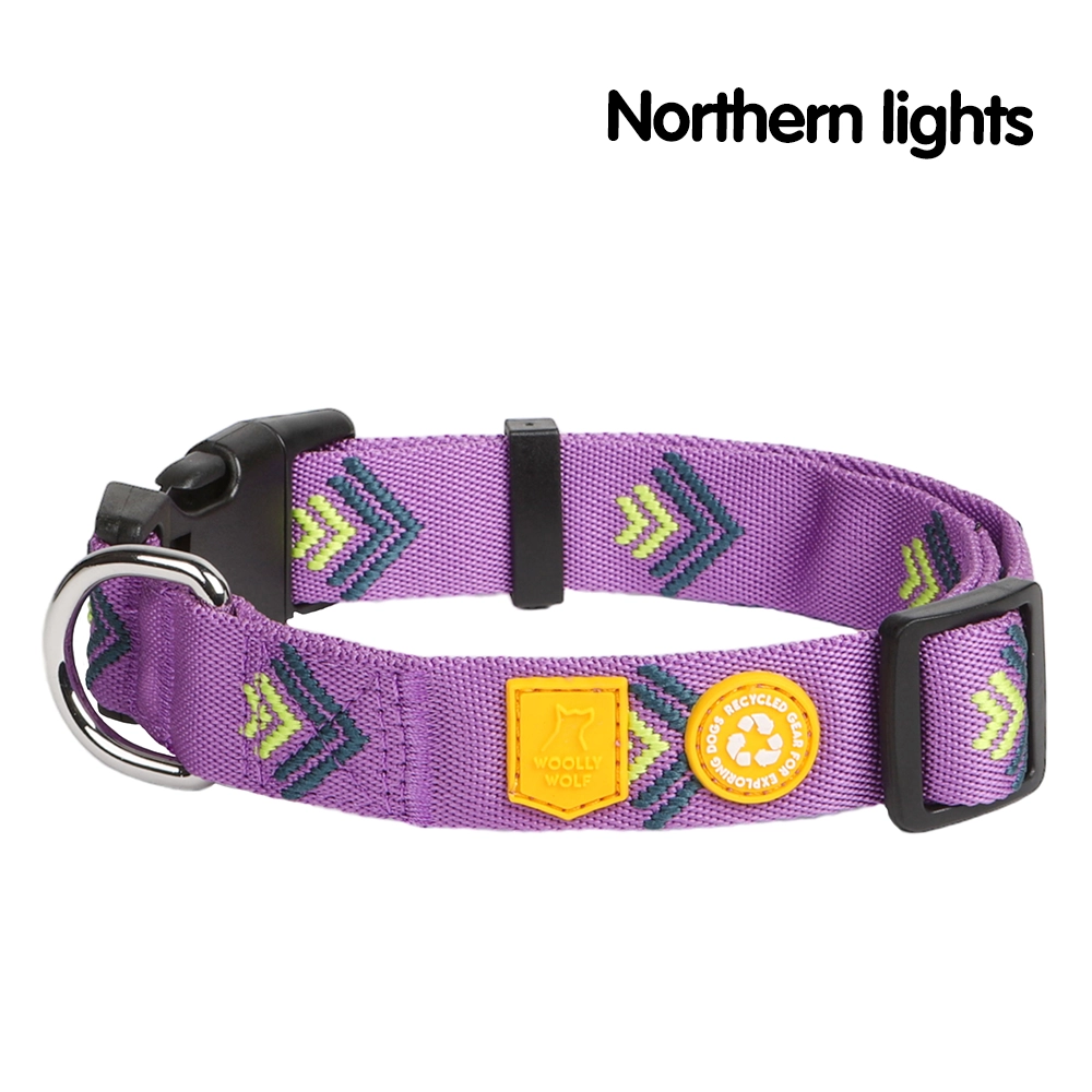 Woolly Wolf halsband - av återvunnet material - 9