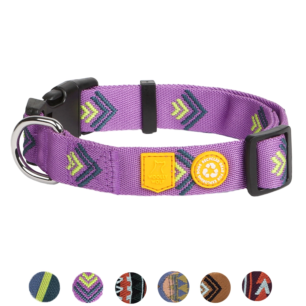 Woolly Wolf halsband - av återvunnet material