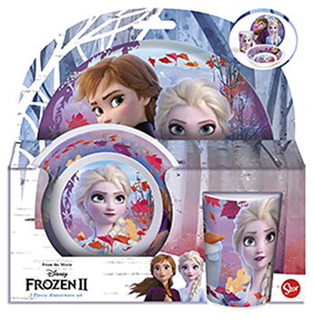 Matset Frozen 3 Delar - Barbo Toys