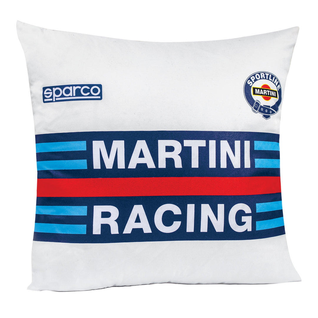 Prydnadskudde, Sparco Martini Racing, Vit