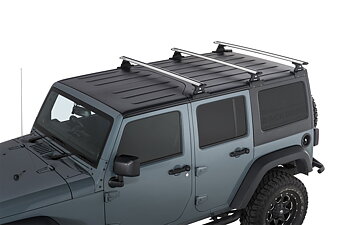 Rhino-Rack Pioneer Backbone Crossbar Roof Rack W Quick Release - Jeep JKU 4D