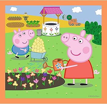 Peppa Pig 3x1 Trefl