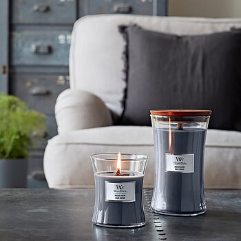 Woodwick Indigo Suede Large