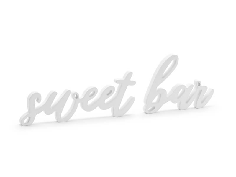 Stående träord | "Sweet bar" | Vit - 1
