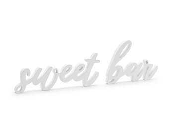 Stående träord | "Sweet bar" | Vit - 1