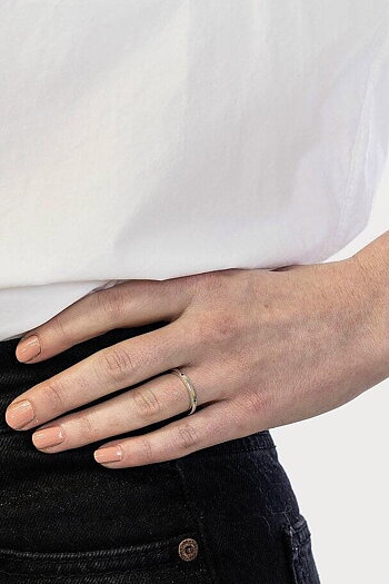 Syster P - Tiny Grace Ring Silver