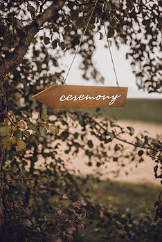 Träskylt | "Ceremony" 