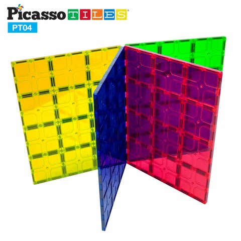 Picasso-Tiles Stor Magnetplatta, XL, 4 Bitar - 2