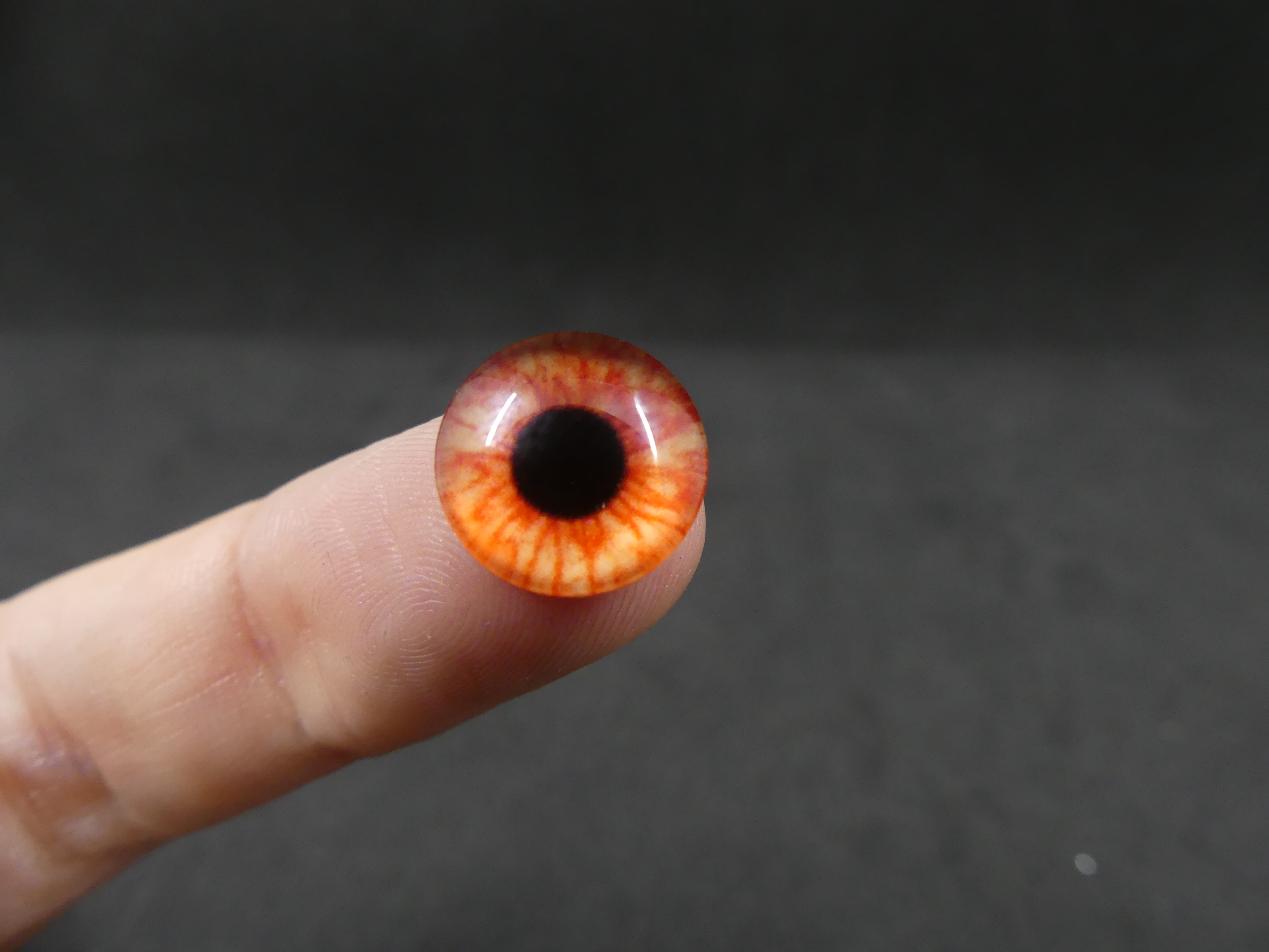 Glass eyes 20 pc - 8, 10, 12 or 15 mm