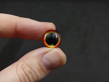 Glazen ogen 20 st - 8, 10, 12 of 15 mm