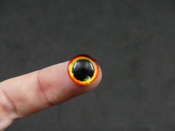Glazen ogen 20 st - 8, 10, 12 of 15 mm