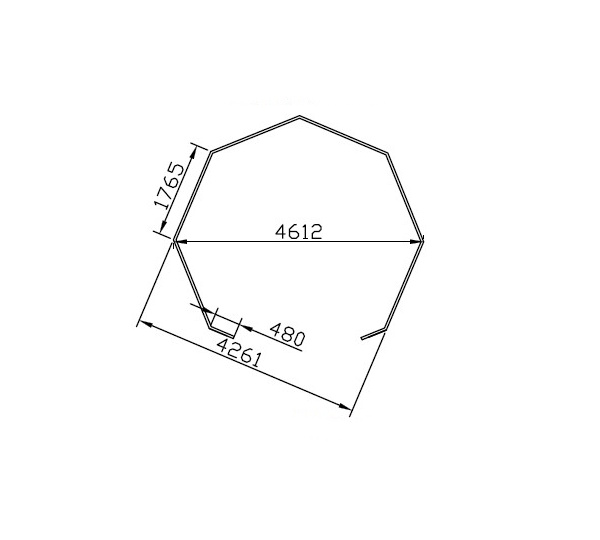 Garden shelter 15m² - 7
