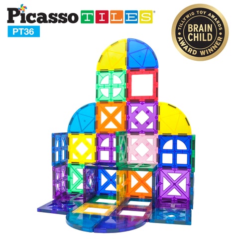 Picasso-Tiles 36 bitar - 2